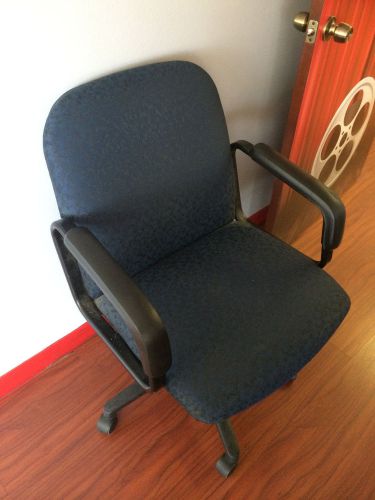 Used Black and Blue Rolling Office Chair LOCAL ORLANDO PICKUP