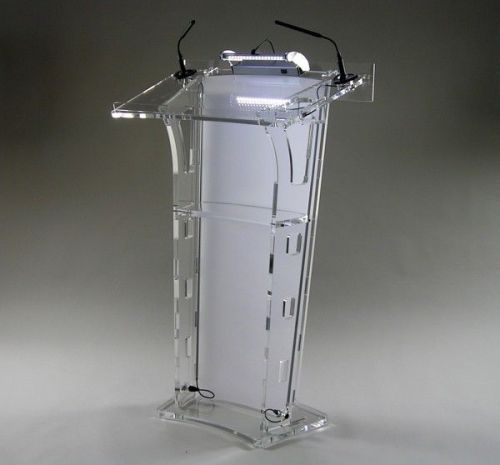 Acrylic/podium/lectern/pulpit/plexiglass/lucite/clear for sale