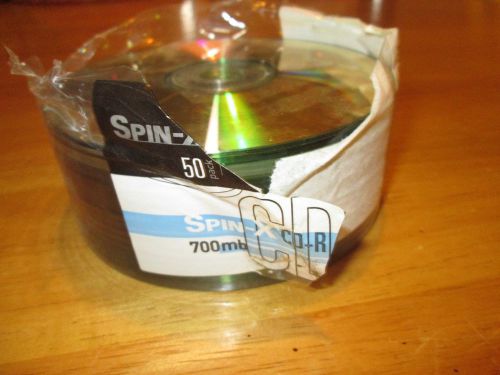 Spin-X CD-R 700mb 48 X 80 Minute Partial Package (30) BLANK