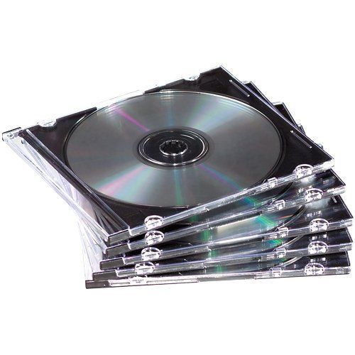 NEW Fellowes 98316 NEATO Slim Jewel Cases, Clear, 25-Pack