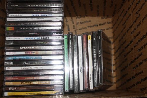 Lot of empty CD jewel cases
