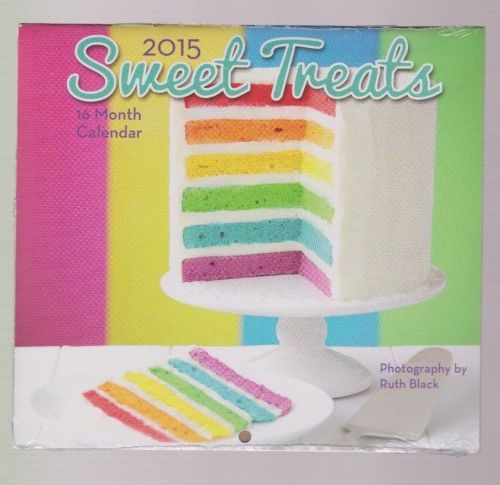 2015 Sweet Treats Mini Wall 16 Month Calendar Desserts Studio 18