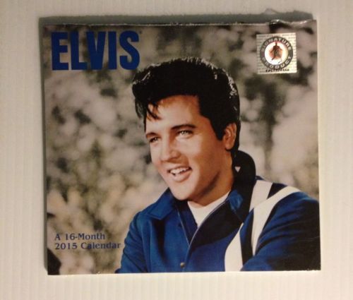 Elvis Presley 2015 Color 16 Mini Month Calendar