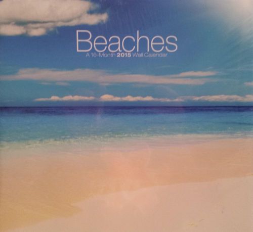 2015 BEACHES Wall Calendar NEW Scenic Outdoor Nature Tropical Islands
