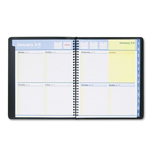 At-a-glance 76-01-05 quick notes recyc.wkly/mon appoint.book 8 x 9 7/8&#034; 2014 ed for sale