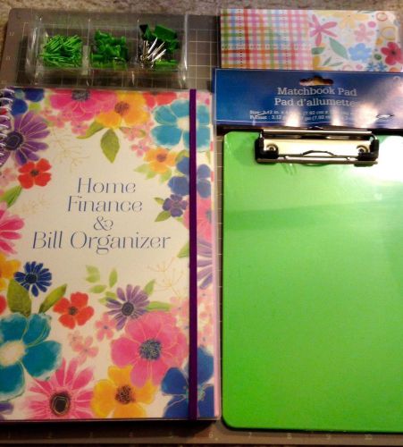 2015 Planner With Clipboard, Paperclip Set, and Notepads