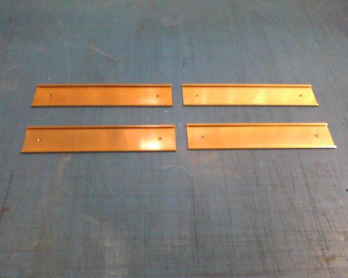 Name plate holders (4) 2x10 wall mount (new) for sale