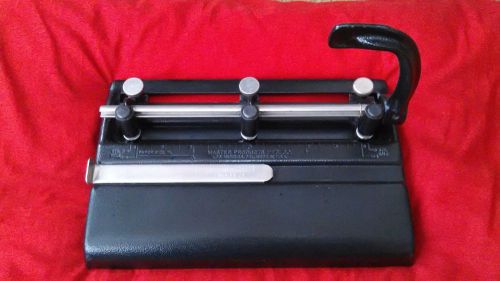 Master Products Vintage 3 Hole Paper Punch - Model 3-25B