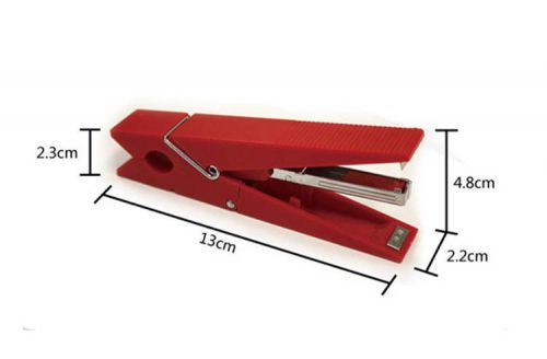 New Creative Office Stationary Multi-functional Mini Clipper Style Stapler