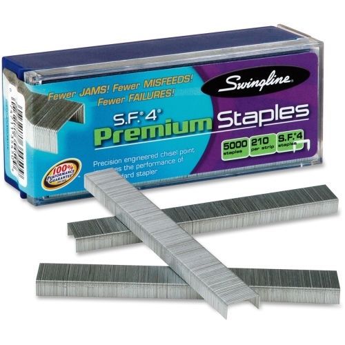 Swingline s.f.4 all premium standard staples - 210 per strip - 5000/box for sale