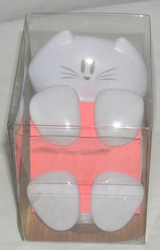 Post it note dispenser kitty cat poppy nice christmas gift free usa shipping for sale
