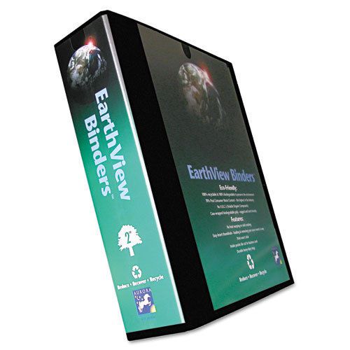 Earthview d-ring presentation binder, 2&#034; capacity, black for sale