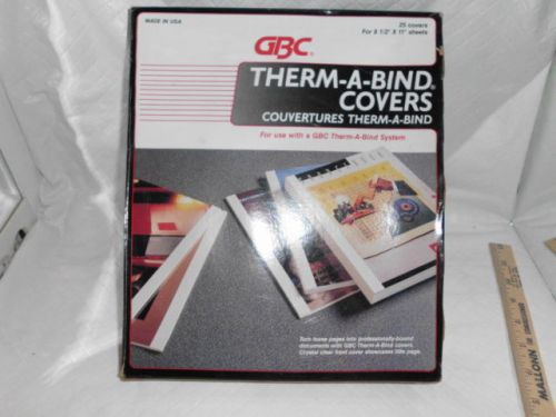 GBC Therm-A-Bind Covers