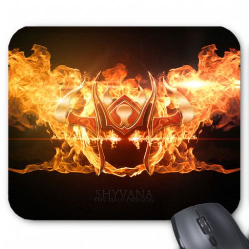 Shyvana Flame League Of Legends Mousepad Mousepads