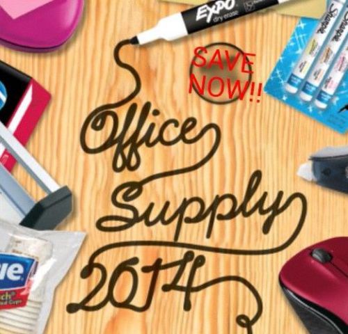 OFFICIAL Office Supplies Kit ALL IN ONE School Supply Kit Stapler,clips, ++ MORE