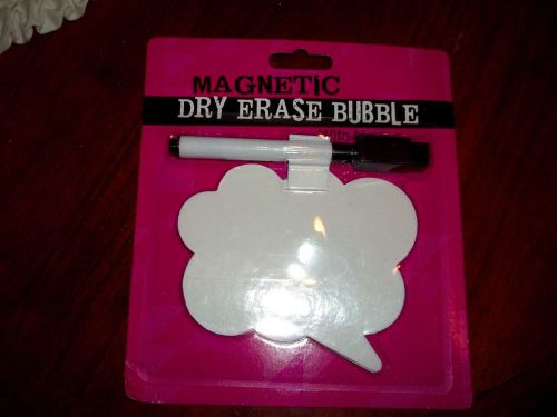 Magnetic Dry Eraser Bubble   with marker