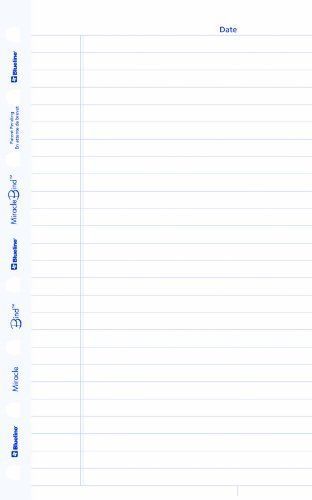 Rediform Miraclebind Notebook Refill Sheet - 25 Sheet - Ruled - 8&#034; X (afr6050r)