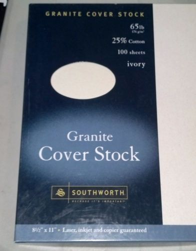Southworth 65lb Ivory Coverstock Paper