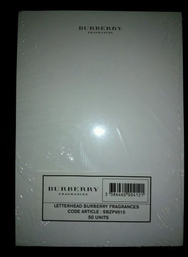Burberry Embossed Letterhead Paper