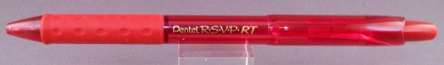 Pentel BK93 RSVP RT Retractable Ball Pen red