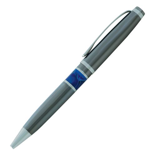 Madrid: Ballpoint pen with blue inlay, 6 pack