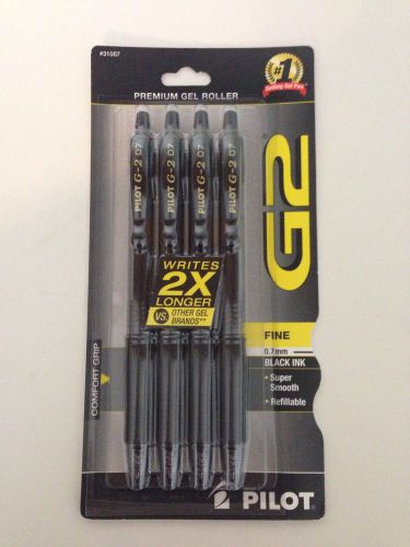 Pilot G2 Gel Pens -36 Pens (9 Packs with 4 Pens Each - Black Ink)