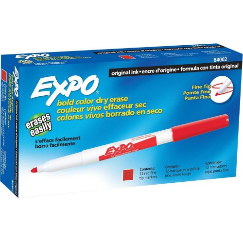 Expo Dry Erase Marker, Fine, Red (Expo 84002) - 12/pk