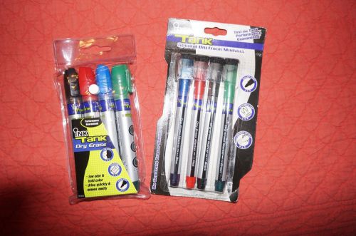 New Dry Erase Markers Two Four Packs Ink Tank Brand