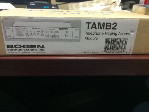 Bogen Tamb2 Telephine Paging Access Module