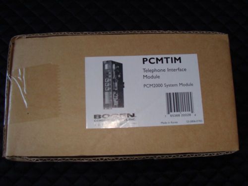 Bogen Telephone Interface Module PCM-TIM New in Original Box PCM2000