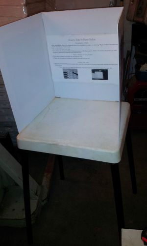 POLLSTAR PORTABLE VOTING BOOTH TRADE SHOW EXHIBIT SCIENCE FAIR CRAFT CAMP TABLE