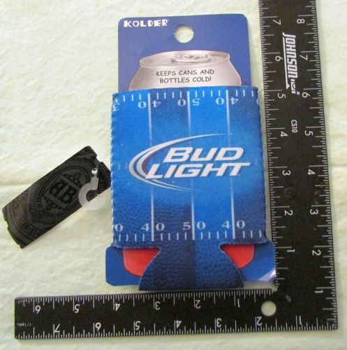 Bud Light Beer Can Cooler Koozie Coozie New With Tags nwt football Budweiser