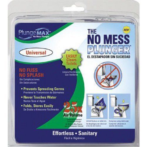 Pf waterworks pf0501 plungemax no mess sanitary toilet plunger for sale