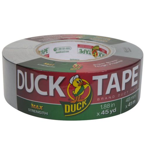 NEW Duck Brand 240201 MAX Strength Duct Tape, 1.88 Inch by 45-Yard, Silver