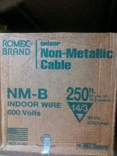 Electrical Wire: 14/3 nm b 250 ft.