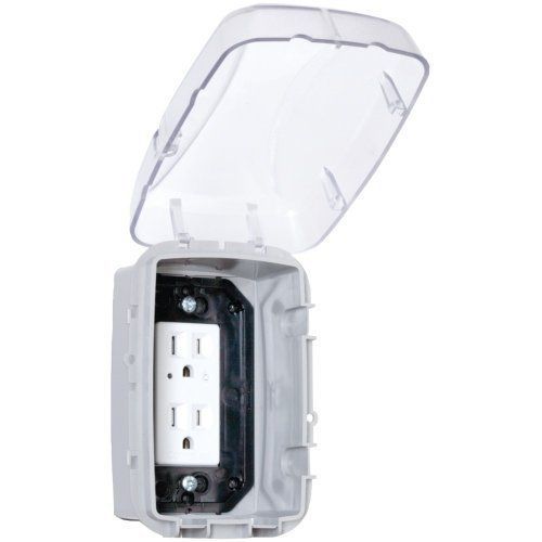 Intermatic wp3100c plastic in-use weatherproof receptacle cover new for sale