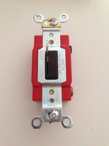 Cooper arrowhart - single pole locking switch - ah1221l - qty: 10 for sale