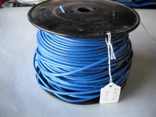 10 AWG COPPER WIRE SOLID THHN BLUE 210 FEET