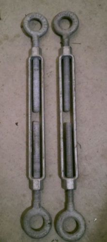 CHICAGO HARDWARE 13&#034; closed gray  (1/2&#034; EYE DROP FORGED TURNBUCKLE ROUNDHEAD