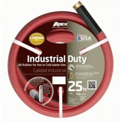 Apex 5/8 in. dia. x 25 ft. red rubber commercial hot water hose-8695 25 8695-25 for sale