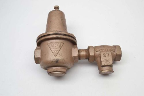 Watts 223 3/4 in npt bronze threaded pressure reducing regulator valve b381389 for sale