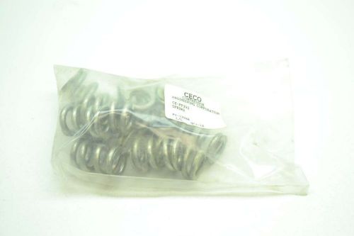 LOT 12 NEW CECO CE-PP393 VALVE SPRING 1-1/2IN LENGTH D398365