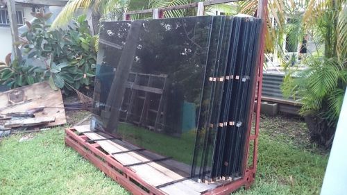 Laminated tempered glass sheets for windows, wall, green house 56&#034; x 52&#034; for sale