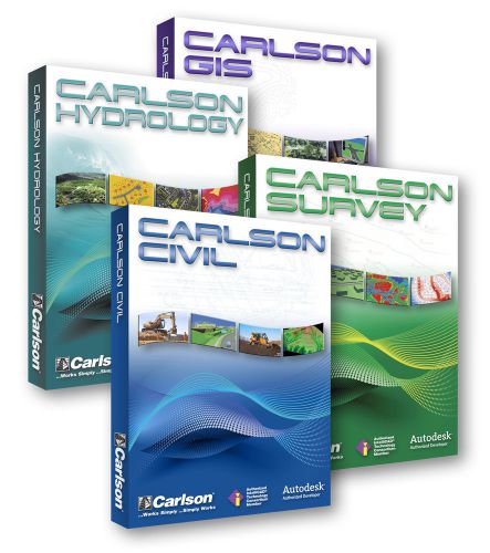 Carlson civil suite 2014 - survey, civil, hydrology and gis? for sale