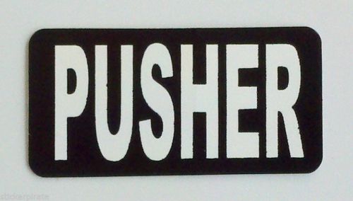 3 - Pusher Tool Rig Manager Lunch Box Hard Hat Oil Field Tool Box Helmet Sticker