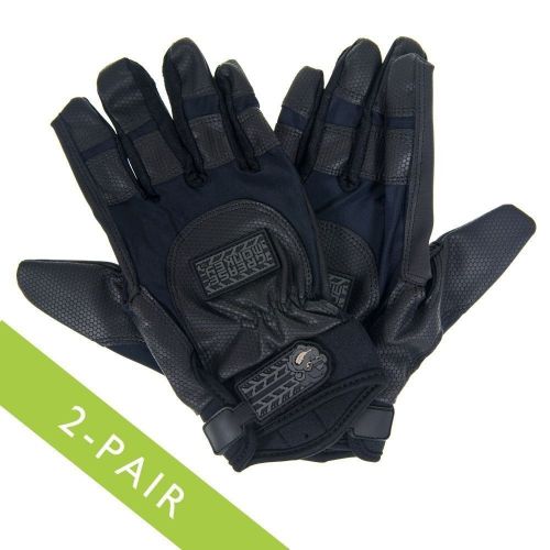 2 pair grease monkey extreme automotive work gloves, athletic fit sz xl new for sale
