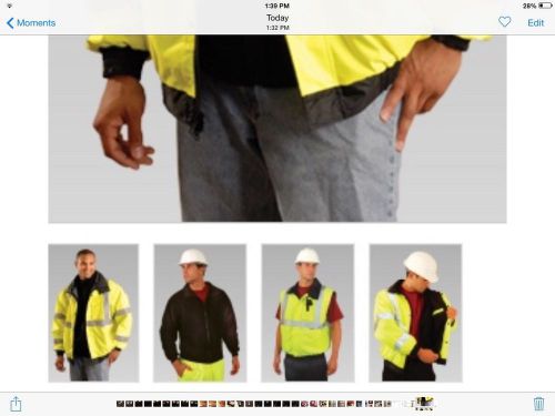 high visibility FOUR WAY CLASS 3 Coat. 3X $91.90 Retail. priority shipping.