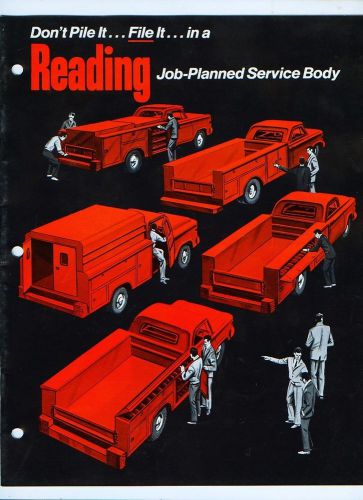 1975 Reading Body Works Job-Planned Service Body truck 12-page catalog
