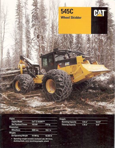 Equipment Brochure - Caterpillar - 545C - Wheel Logging Skidder - 2006 (E1754)