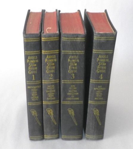 VINTAGE Set 1949 AUDEL&#039;S PLUMBERS AND STEAM FITTERS GUIDE Many ILLUSTRATIONS!
